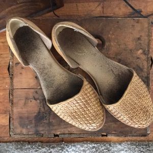 Seychelles Weekenders Woven Yellow Flats